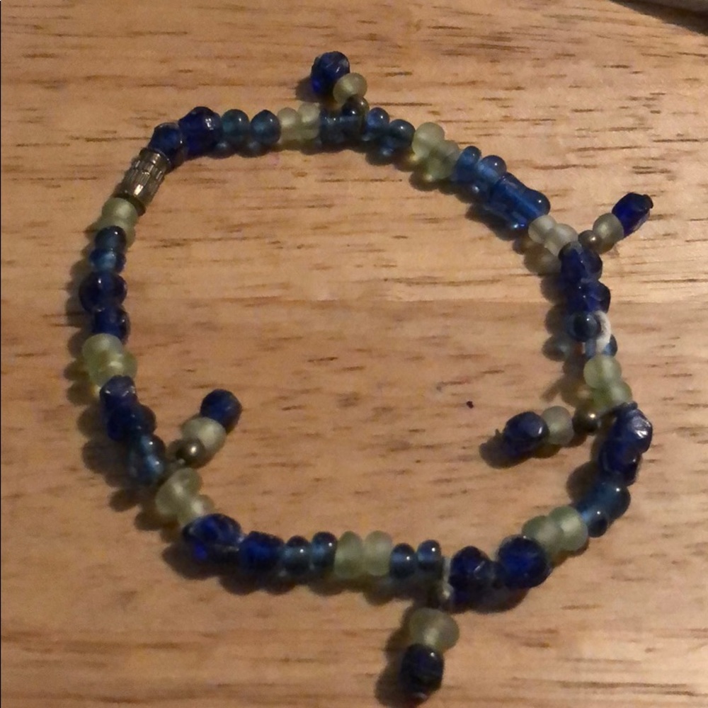 Blue bracelet